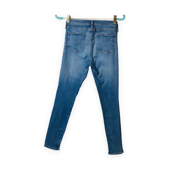 Rag & bone Shredded Zipper Skinny Capris Jeans sz 27 - Picture 2 of 11